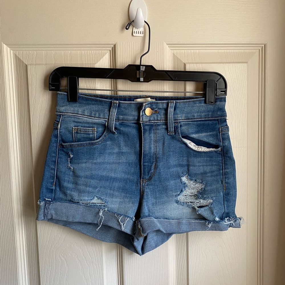 Universal Thread Ripped Blue Jean Shorts